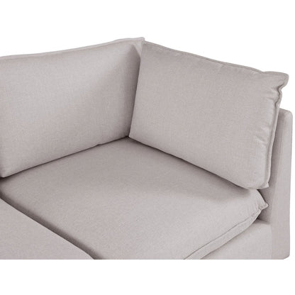 Mackenzie Beige Durable Linen Textured Modular Sectional