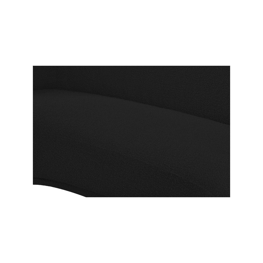 Hyde Black Boucle Fabric Sofa
