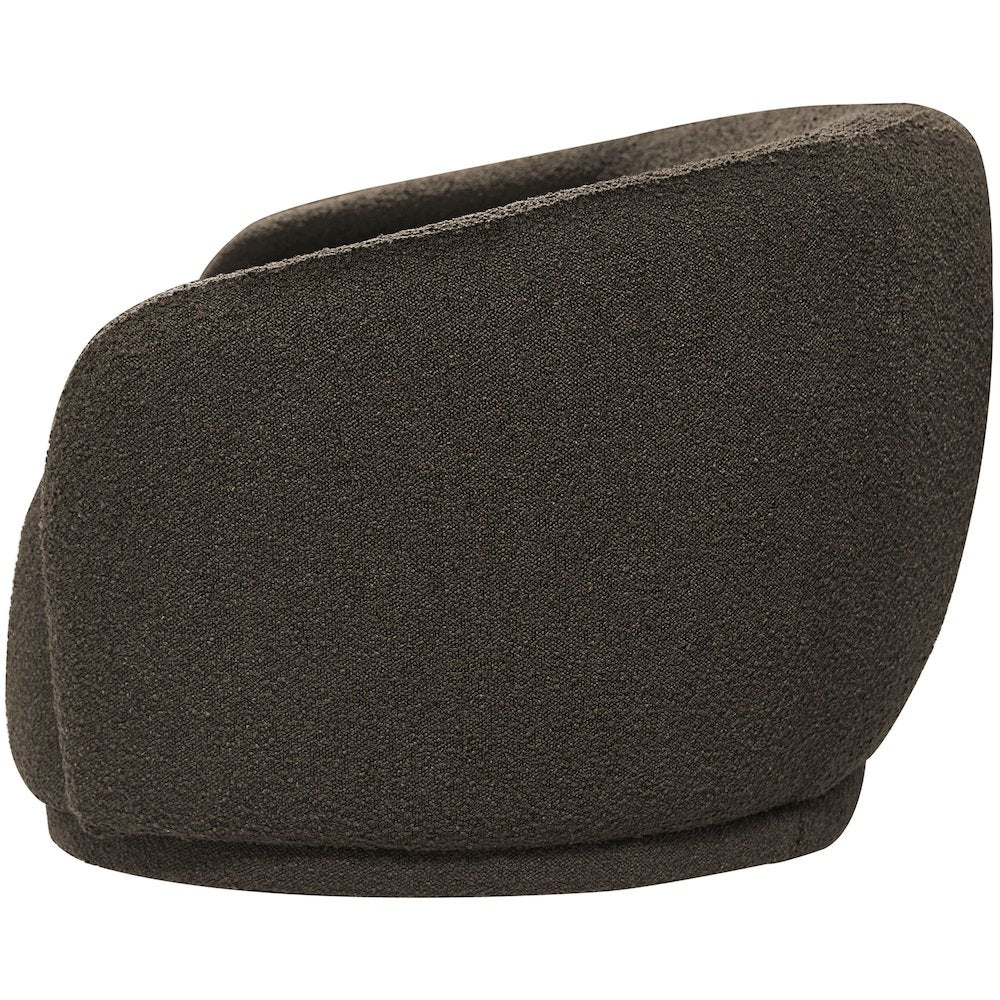 Hyde Brown Boucle Fabric Sofa