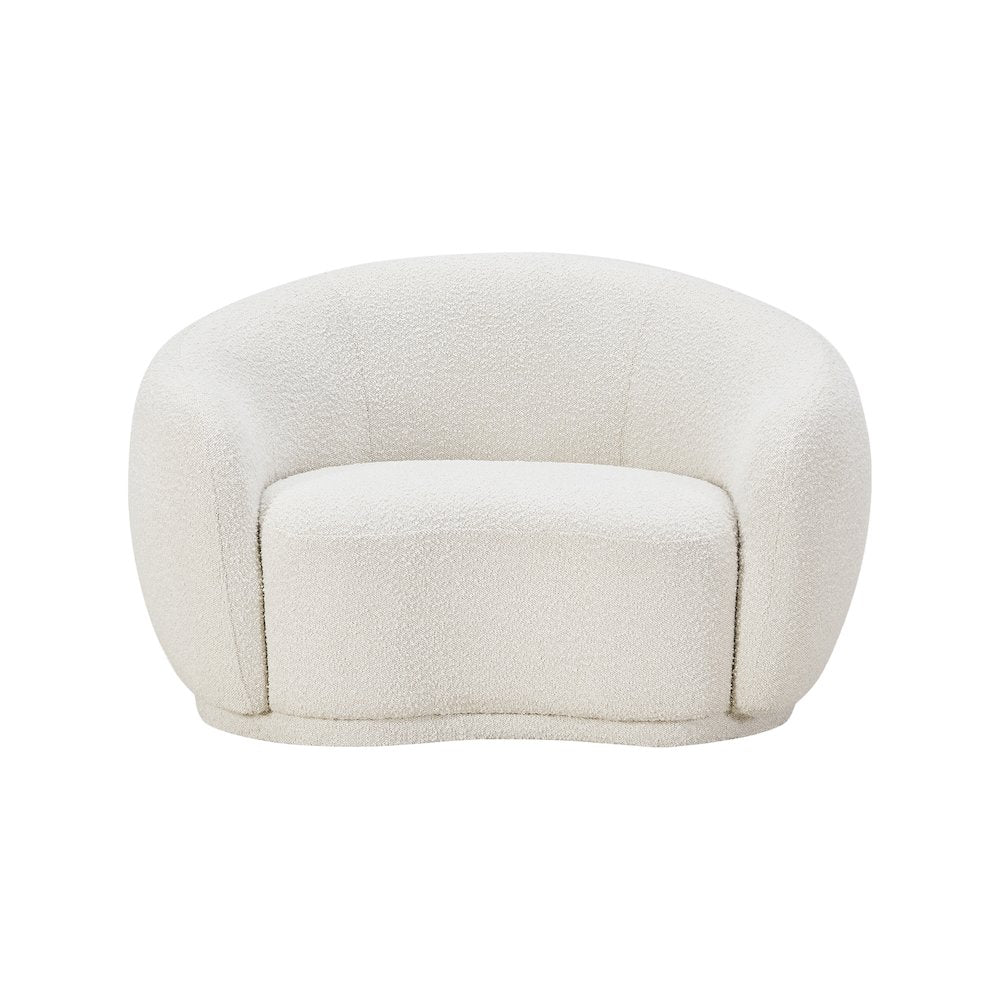 Hyde Cream Boucle Fabric Chair