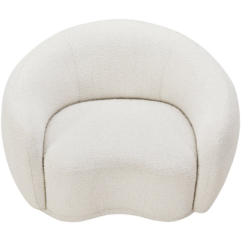 Hyde Cream Boucle Fabric Chair