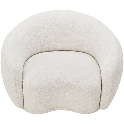 Hyde Cream Boucle Fabric Chair