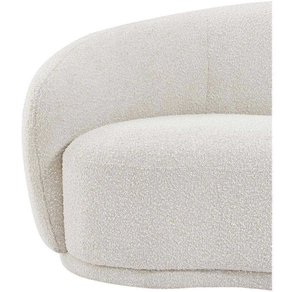 Hyde Cream Boucle Fabric Chair