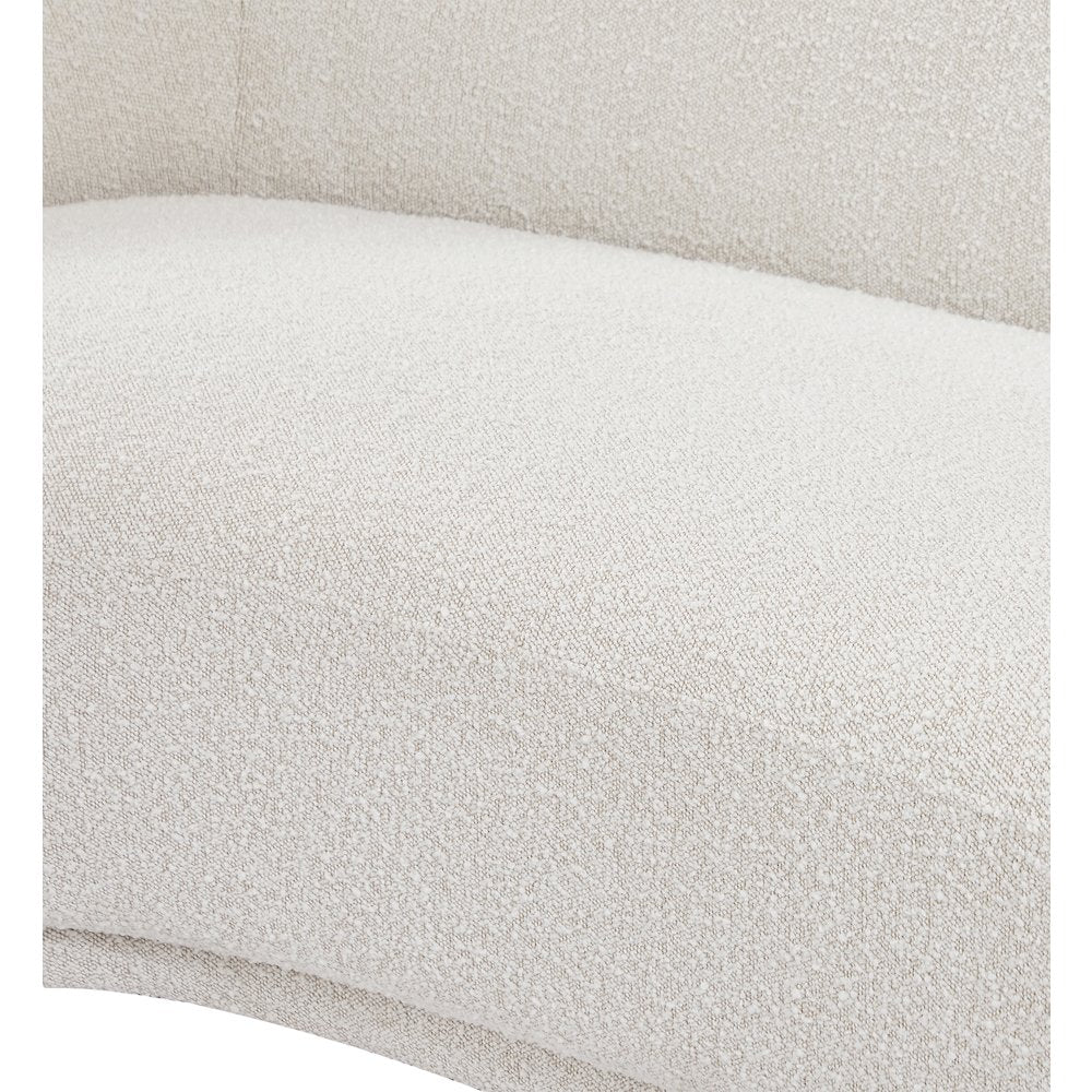 Hyde Cream Boucle Fabric Chair
