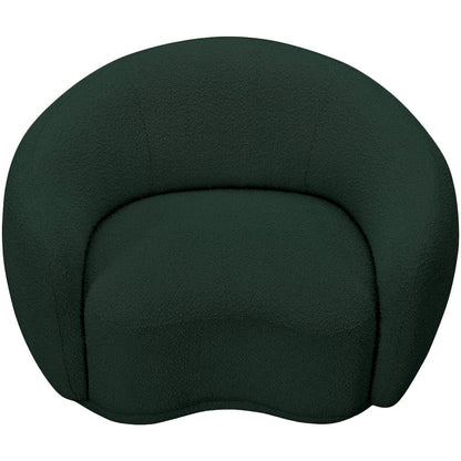 Hyde Green Boucle Fabric Chair
