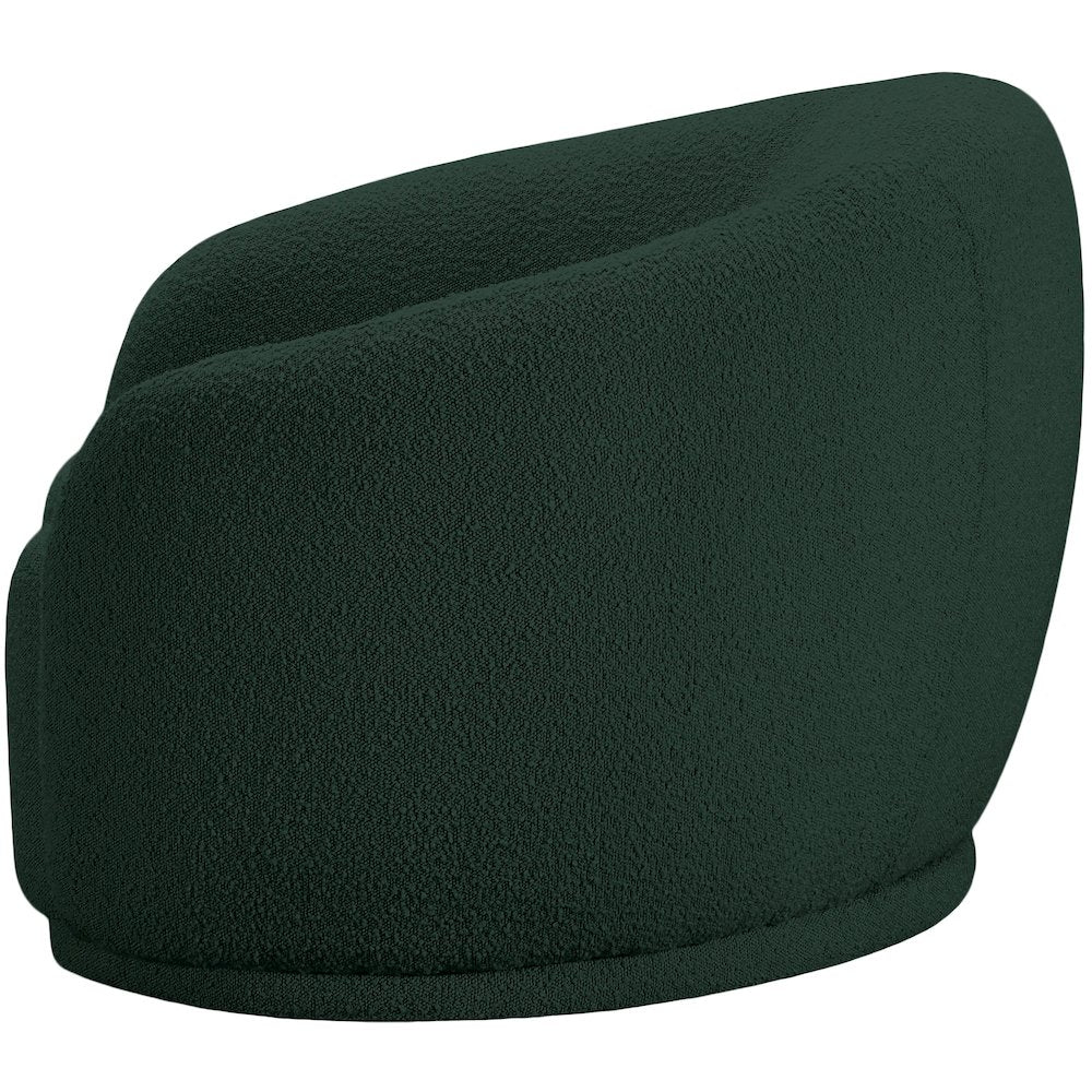 Hyde Green Boucle Fabric Chair