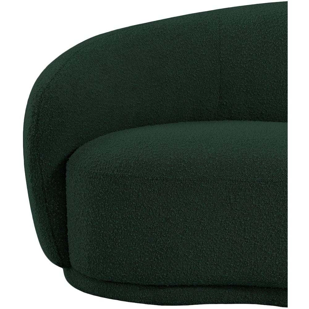Hyde Green Boucle Fabric Chair