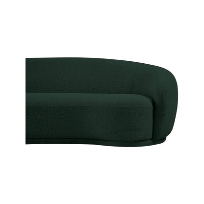 Hyde Green Boucle Fabric Loveseat