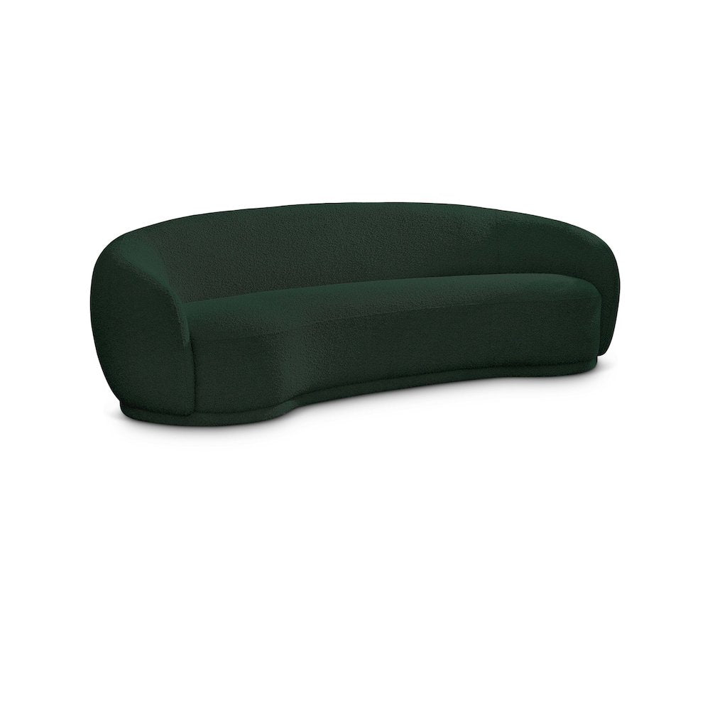 Hyde Green Boucle Fabric Sofa