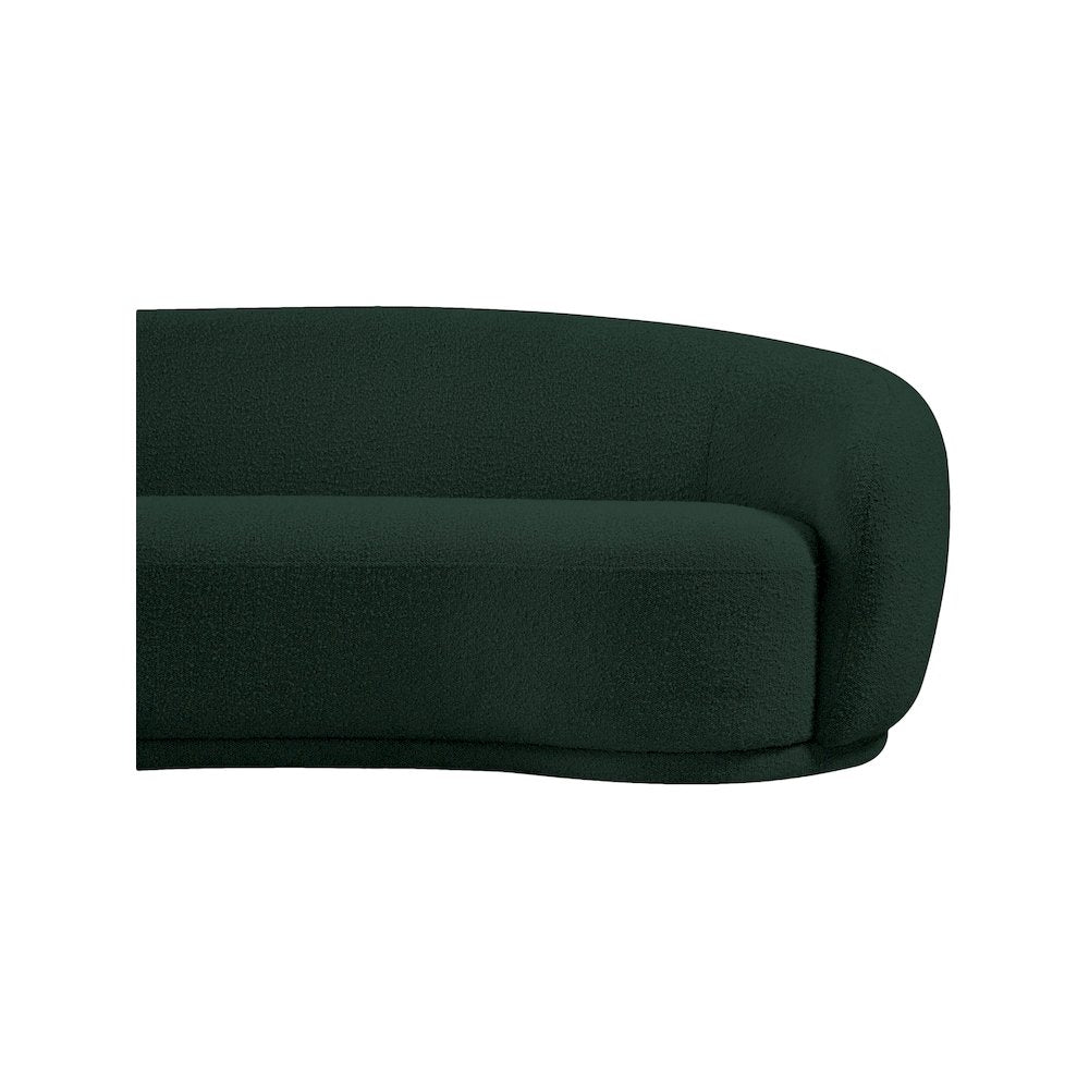 Hyde Green Boucle Fabric Sofa