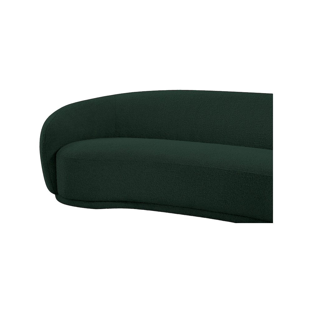 Hyde Green Boucle Fabric Sofa