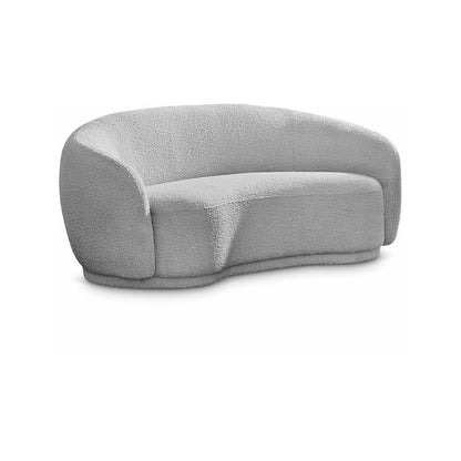 Hyde Grey Boucle Fabric Loveseat