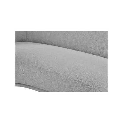 Hyde Grey Boucle Fabric Loveseat