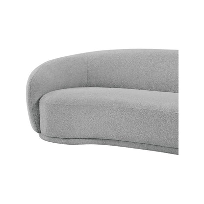 Hyde Grey Boucle Fabric Loveseat