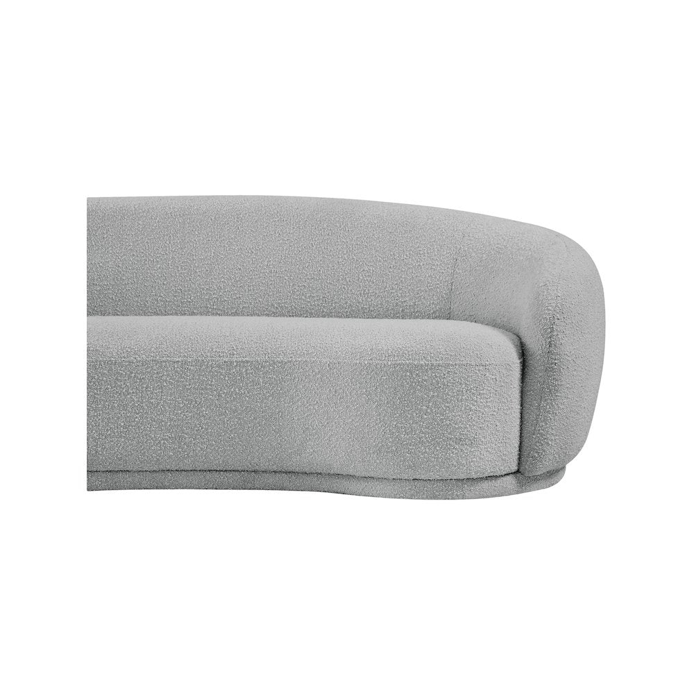 Hyde Grey Boucle Fabric Sofa