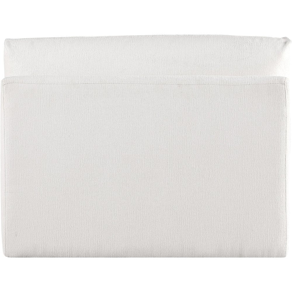 Ease Cream Polyester Fabric Armless