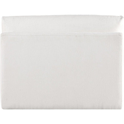 Ease Cream Polyester Fabric Armless