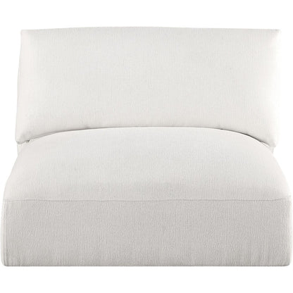 Ease Cream Polyester Fabric Armless