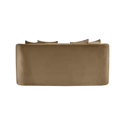 Alder Beige Velvet Loveseat
