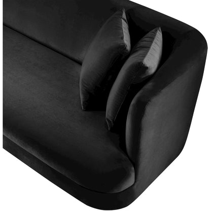 Alder Black Velvet Chair
