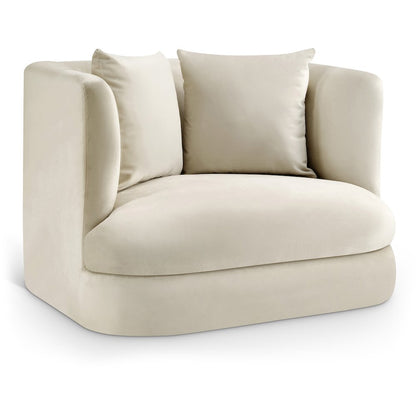 Alder Cream Velvet Chair