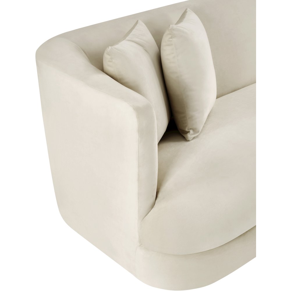 Alder Cream Velvet Chair