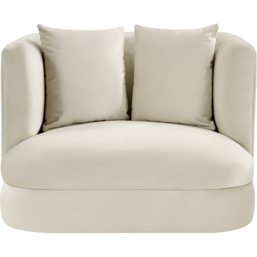 Alder Cream Velvet Chair