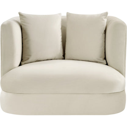 Alder Cream Velvet Chair