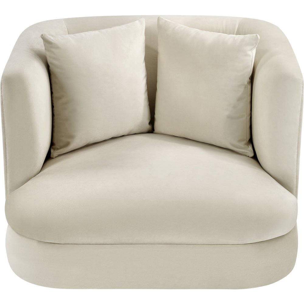 Alder Cream Velvet Chair