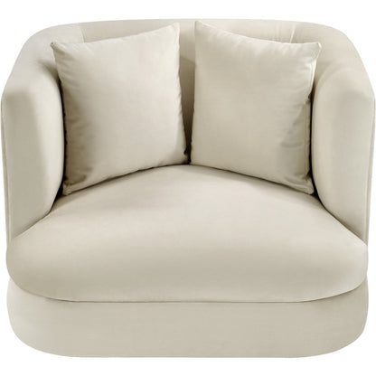 Alder Cream Velvet Chair