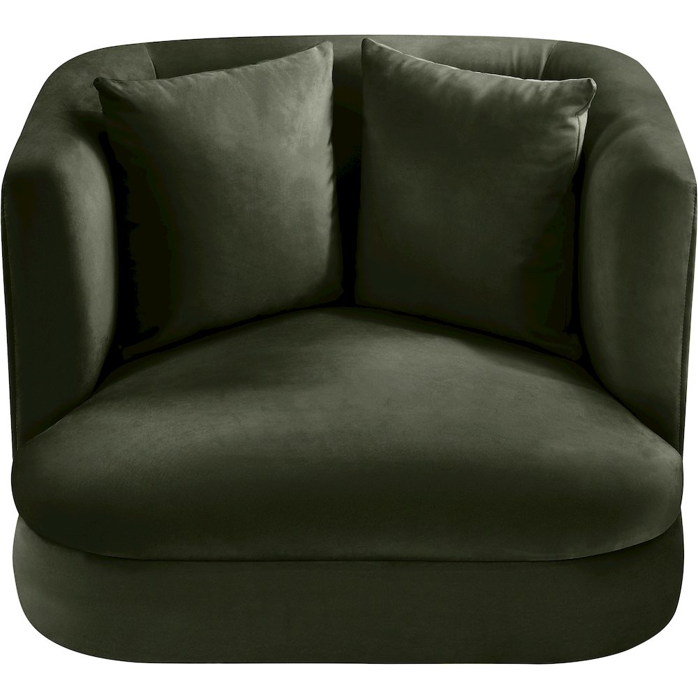 Alder Green Velvet Chair