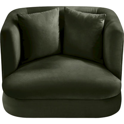Alder Green Velvet Chair