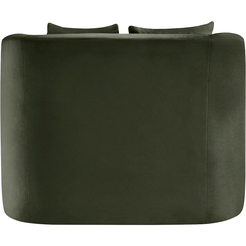 Alder Green Velvet Chair