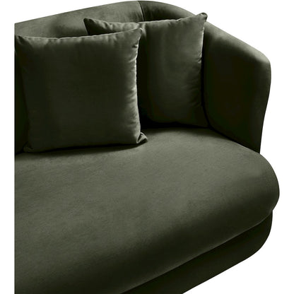 Alder Green Velvet Chair