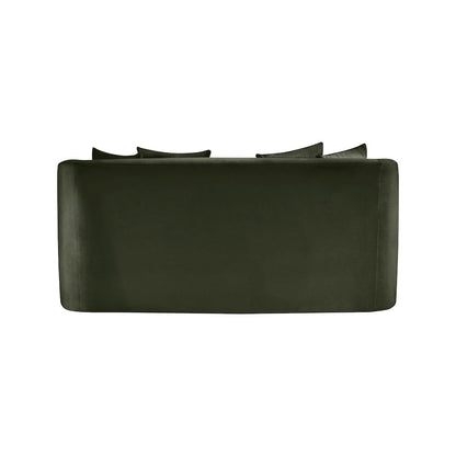 Alder Green Velvet Loveseat