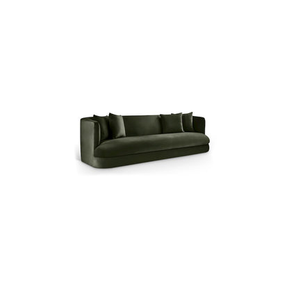Alder Green Velvet Sofa