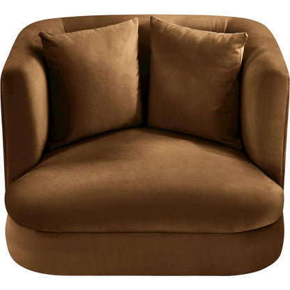 Alder Saddle Velvet Chair