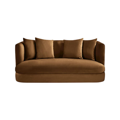 Alder Saddle Velvet Loveseat