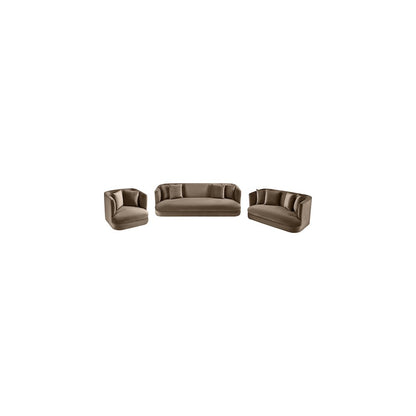 Alder Taupe Velvet Chair