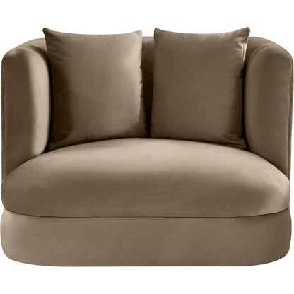 Alder Taupe Velvet Chair