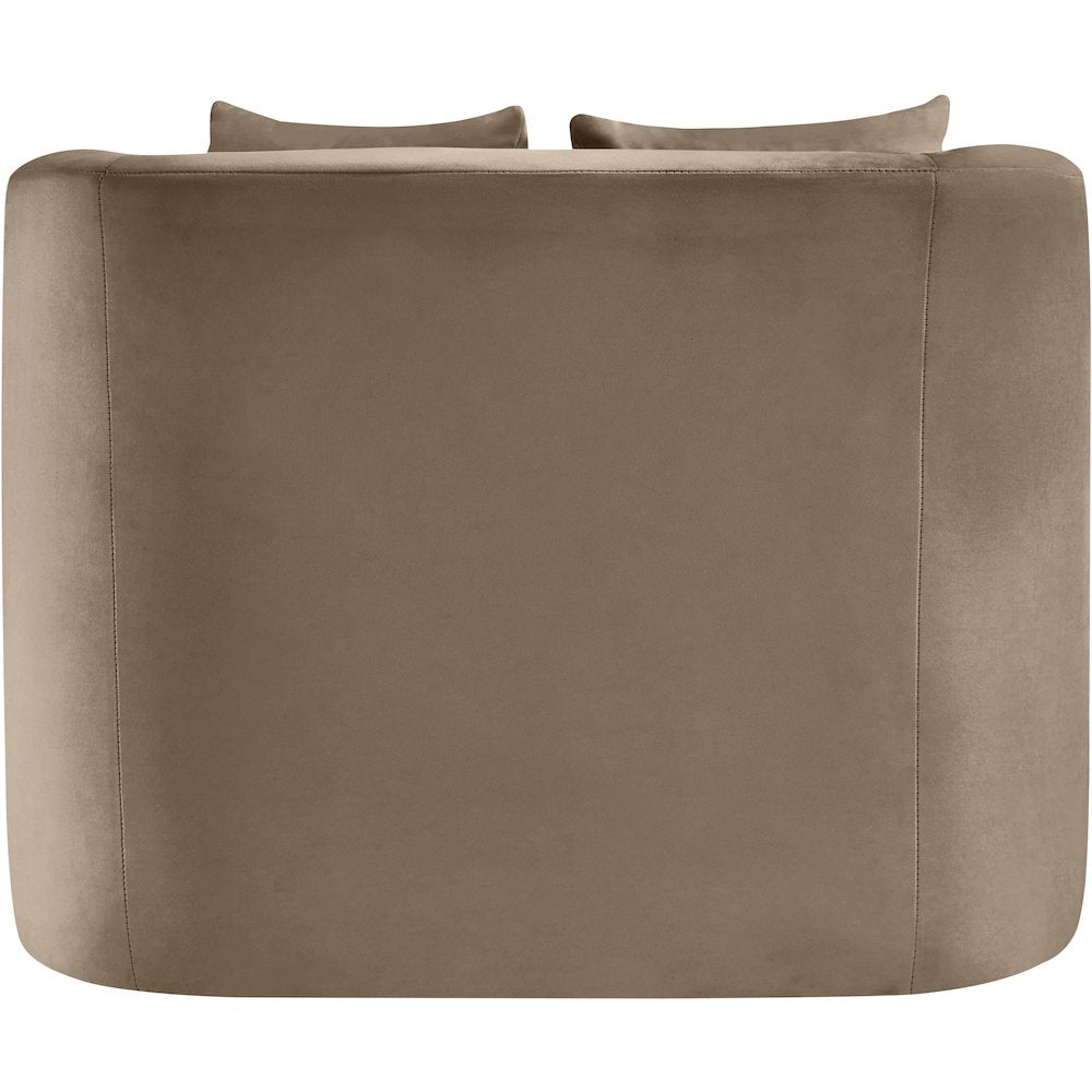 Alder Taupe Velvet Chair