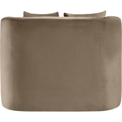 Alder Taupe Velvet Chair