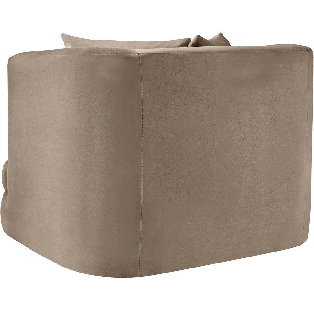 Alder Taupe Velvet Chair