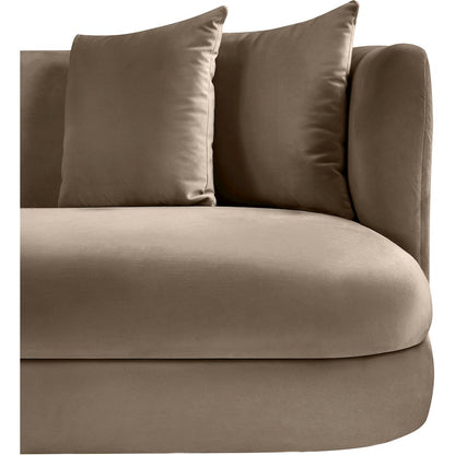 Alder Taupe Velvet Chair