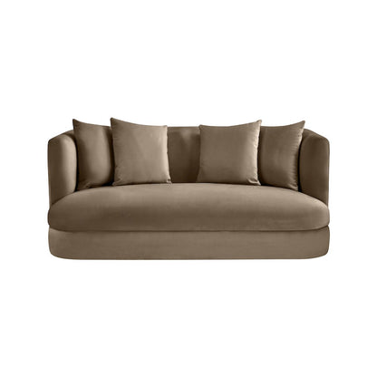 Alder Taupe Velvet Loveseat