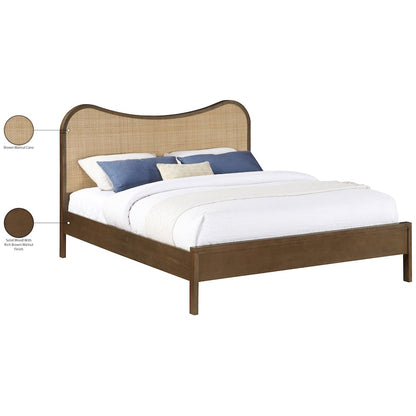 Windsor Brown Solid Wood Queen Bed (3 Boxes)