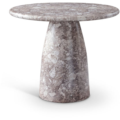 Cosenza Brown 36" Marble Finish Concrete Dining Table