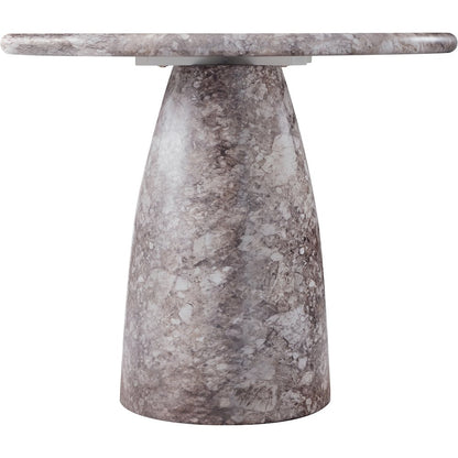 Cosenza Brown 36" Marble Finish Concrete Dining Table