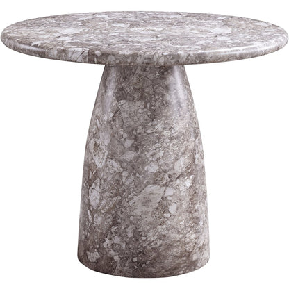 Cosenza Brown 36" Marble Finish Concrete Dining Table