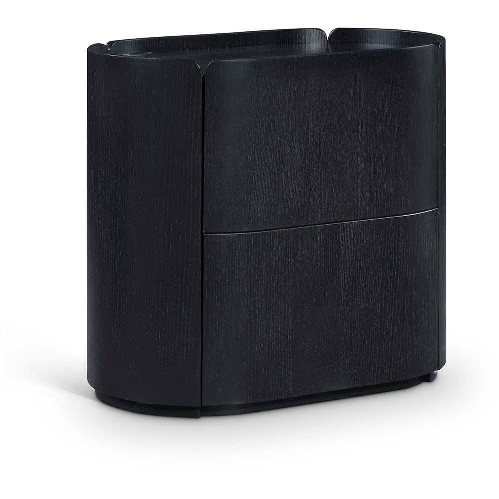Everett Black Night Stand